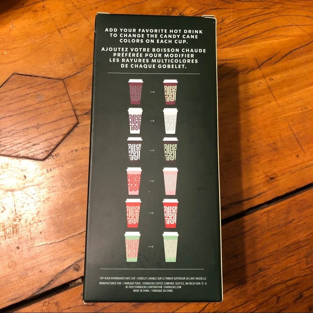 Starbucks Color Changing Candy Cane Cups - Picture 5 of 6